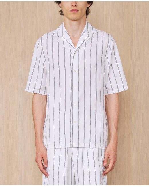 Officine Generale Blue Chemise Eren for men