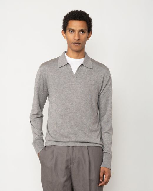 Officine Generale Gray Simone Polo for men