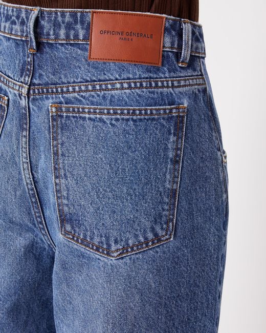 Officine Generale Blue Jean Mora