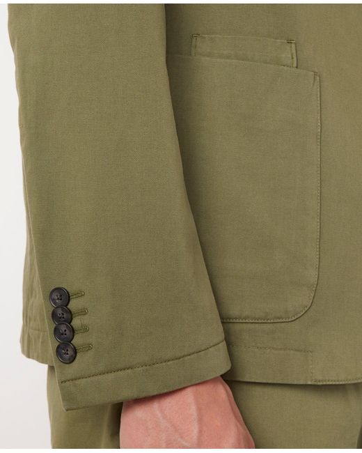 Officine Generale Green Veste Armie for men