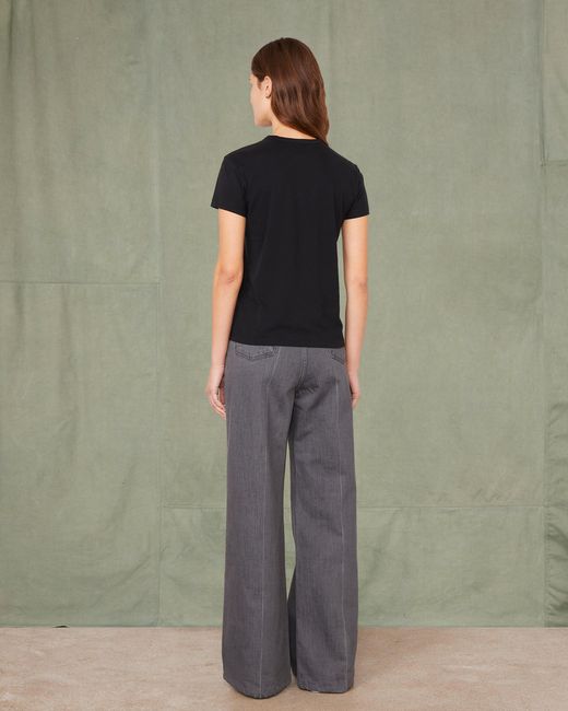 Officine Generale Green T-Shirt Lara