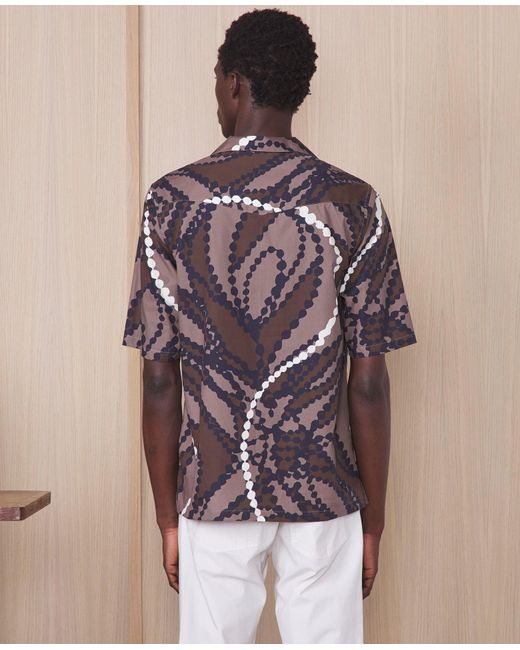 Officine Generale Brown Chemise Eren for men