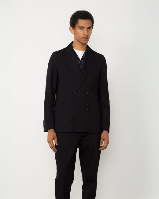 Officine Generale Blue Veste Leon for men