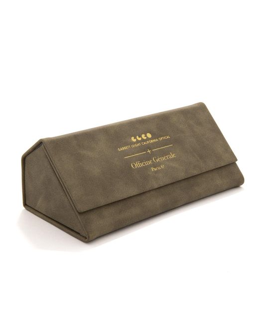 Garrett Leight Metallic Lunette