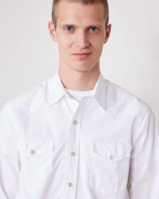 Officine Generale White Maverick Shirt for men