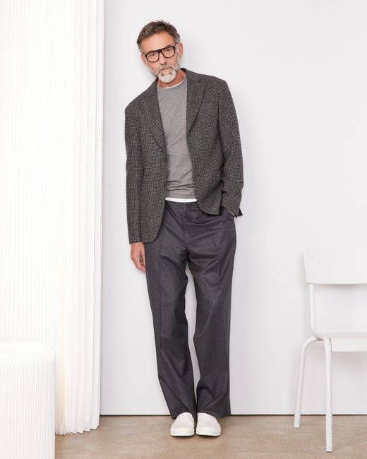 Officine Generale Gray Nash Pants for men