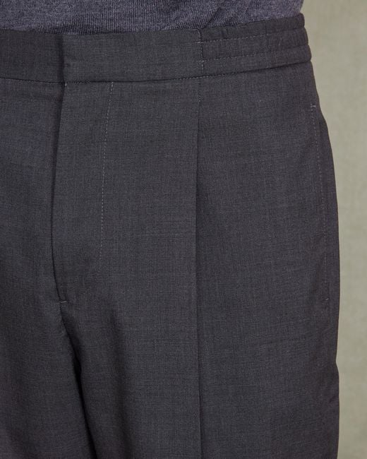 Officine Generale Gray Drew Pants for men