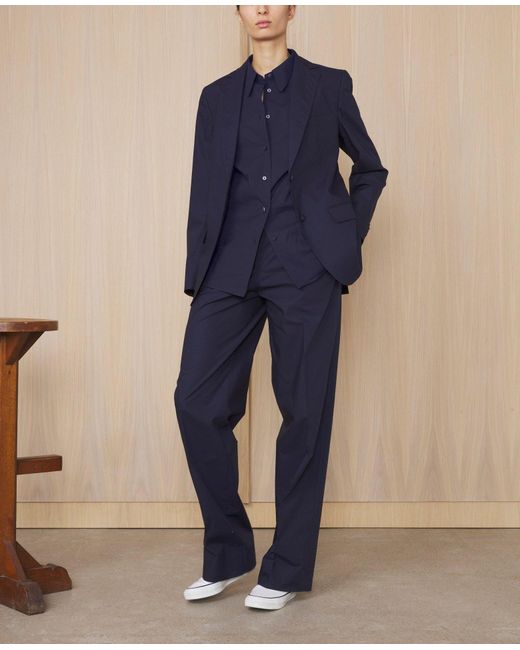 Officine Generale Blue Iseult Shirt