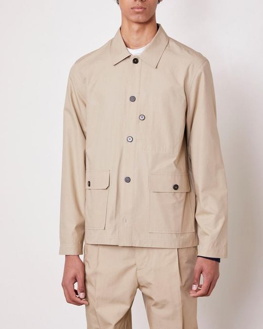 Officine Generale Natural Gibson Overshirt for men