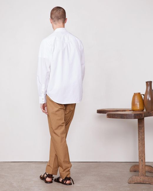 Officine Generale White Maverick Shirt for men