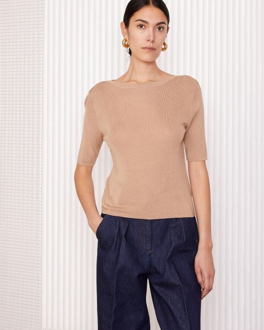 Officine Generale Blue Top Edmee