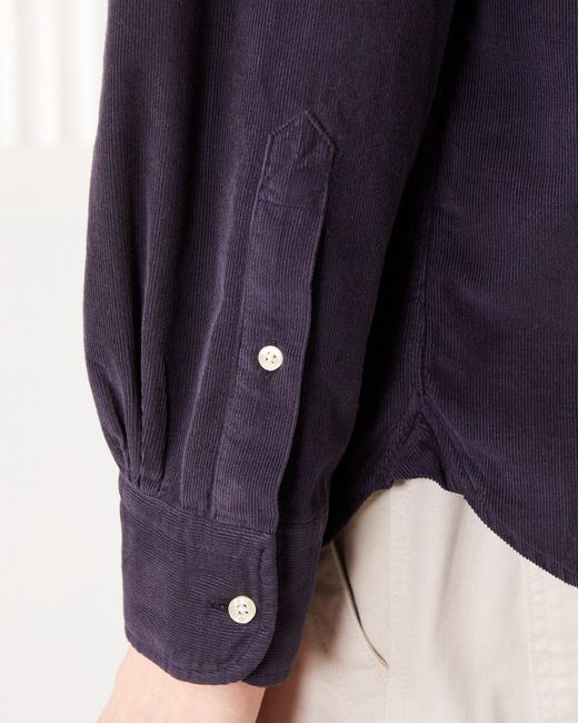 Officine Generale Blue Chemise Benoit for men