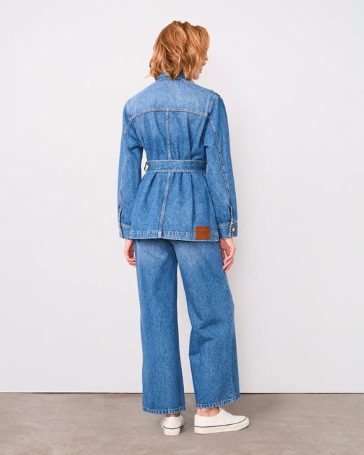 Officine Generale Blue Veste Rakel
