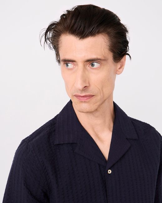 Officine Generale Blue Chemise Eren for men