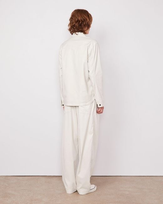 Officine Generale White Surchemise Malo for men