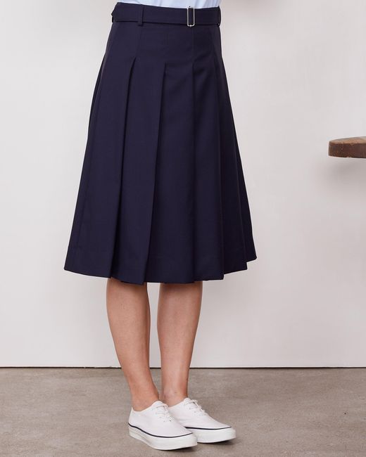 Officine Generale Blue Kendra Skirt