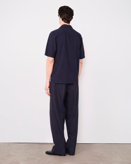 Officine Generale Blue Chemise Eren for men