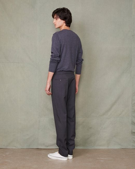 Officine Generale Gray Drew Pants for men