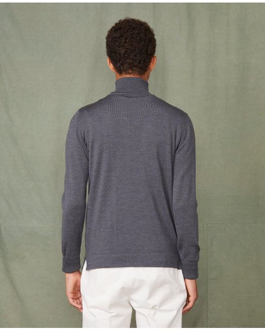 Officine Generale Green Pull Col Roulé