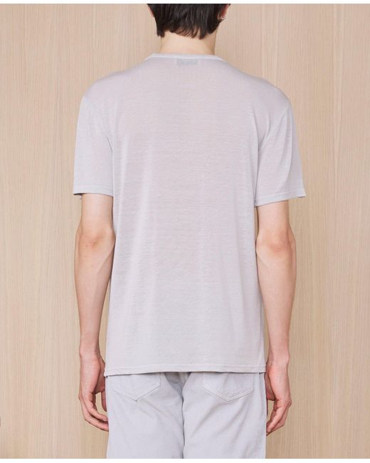 Officine Generale Purple T-Shirt for men
