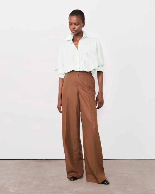 Officine Generale White Pantalon Rosa