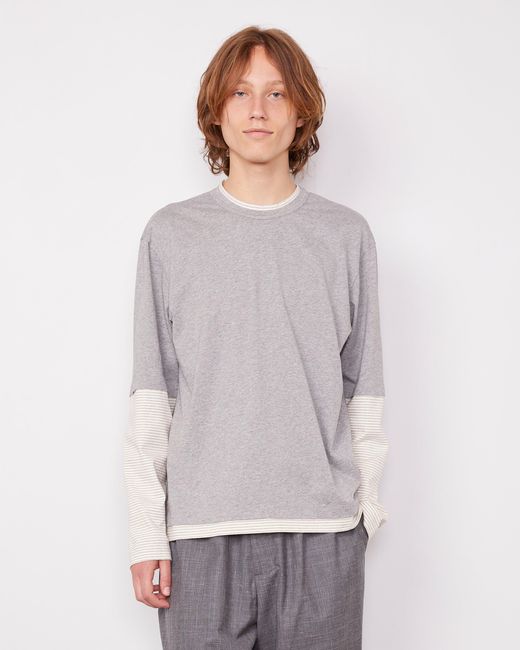 Officine Generale Gray T-Shirt Bosco for men