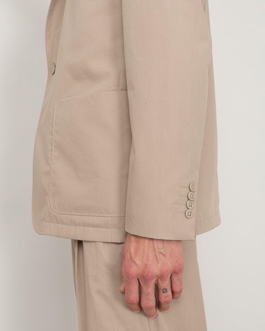 Officine Generale White Veste Cyril for men
