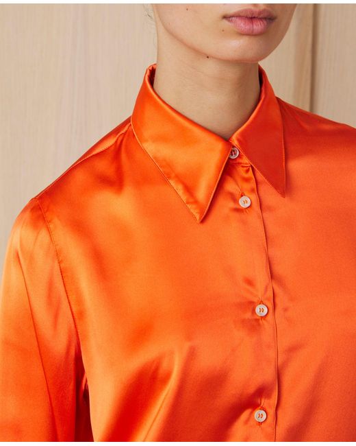Officine Generale Orange Chemise Katrina