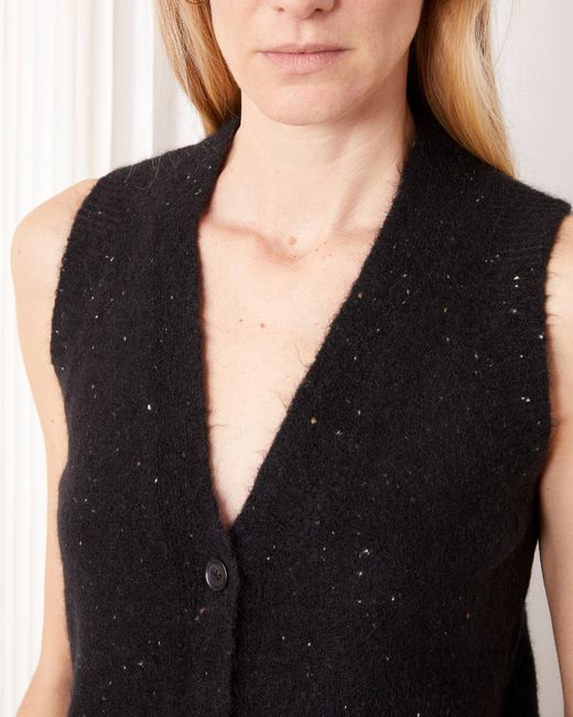 Officine Generale Black Gilet Nais