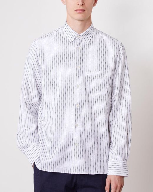 Officine Generale White Chemise Benoit for men