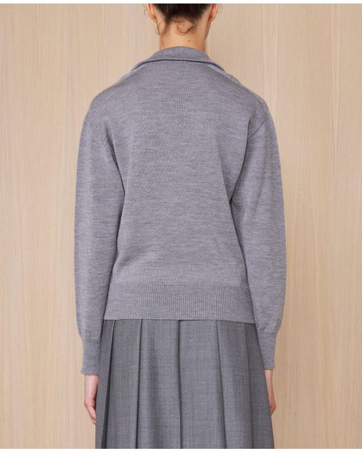 Officine Generale Blue Polo Sanna