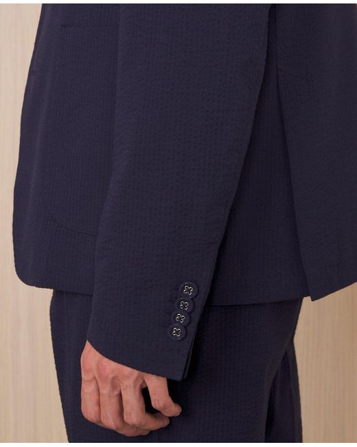 Officine Generale Blue Nehemiah Jacket for men