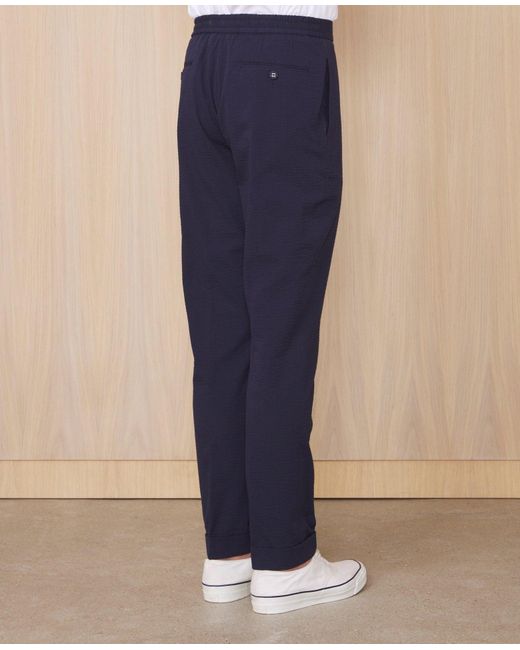 Officine Generale Blue Pantalon Joseph for men
