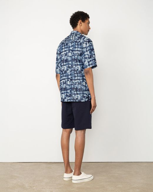 Officine Generale Blue Chemise Eren for men