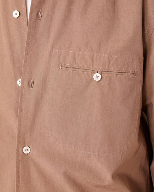 Officine Generale Brown Chemise Lionel for men