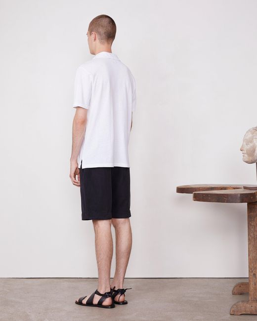 Officine Generale White Simon Polo for men