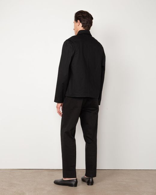 Officine Generale Black Veste Bayard for men