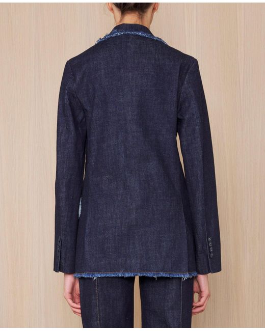 Officine Generale Blue Veste Charlene
