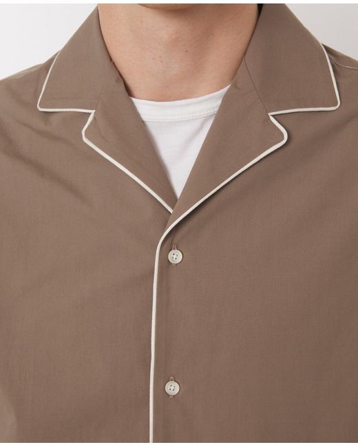 Officine Generale Brown Chemise Eren for men