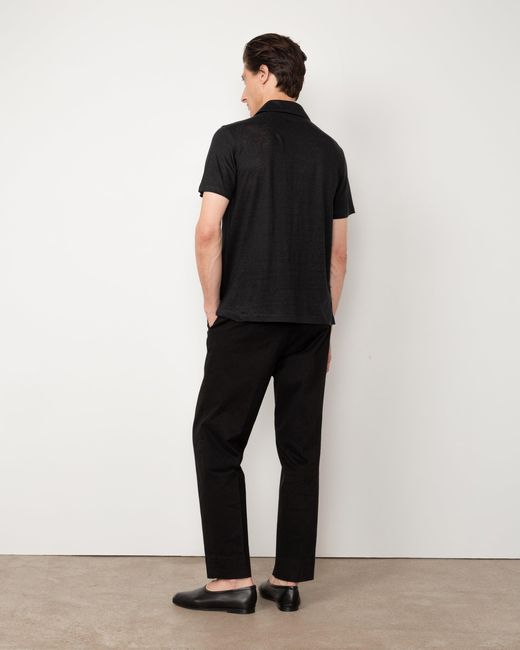 Officine Generale Black T-Shirt Simon for men