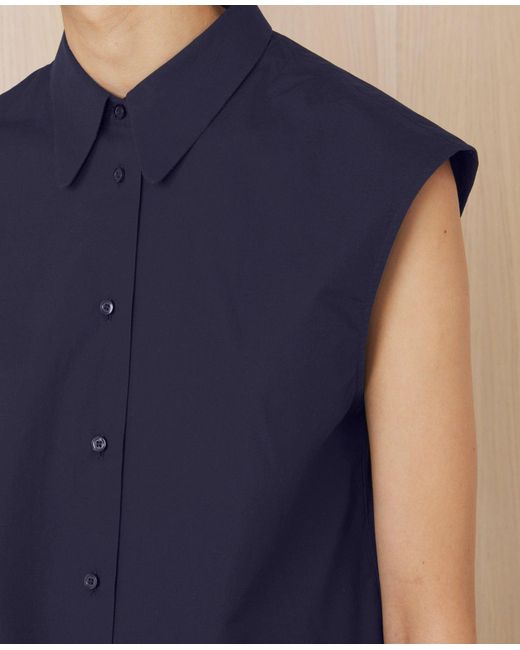 Officine Generale Blue Iseult Shirt