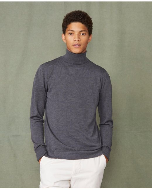 Officine Generale Green Pull Col Roulé