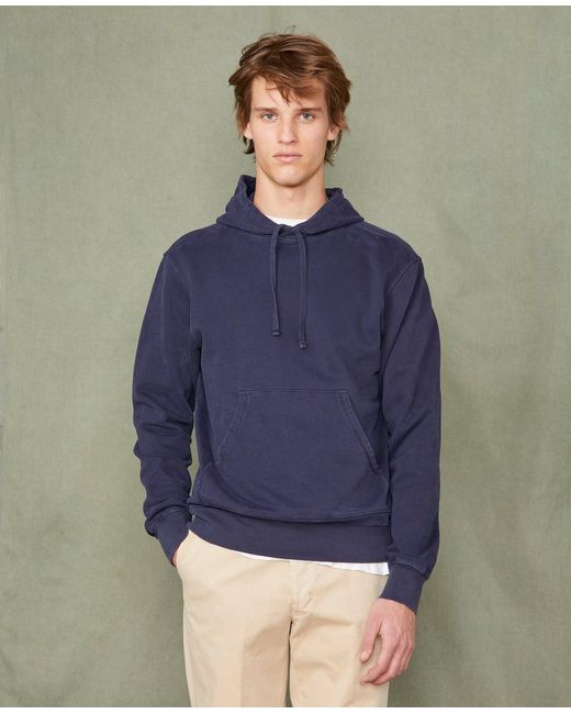 Officine Generale Green Hoodie Sweatshirt for men