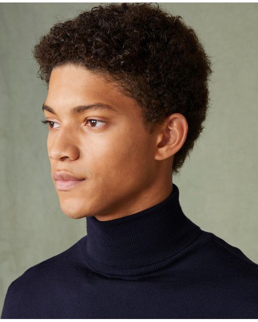 Officine Generale Green Turtleneck Sweater