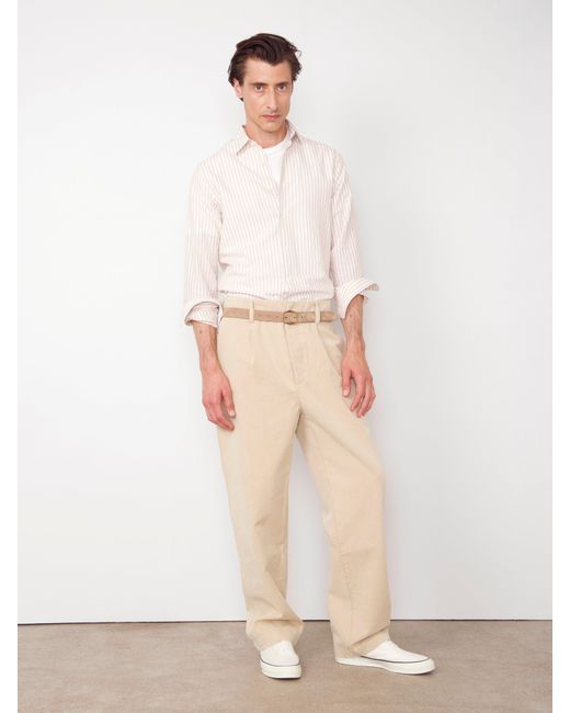 Officine Generale Men's White Nohe Chino
