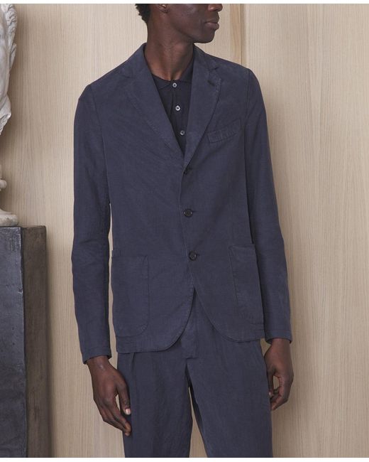 Officine Generale Blue Veste Armie for men
