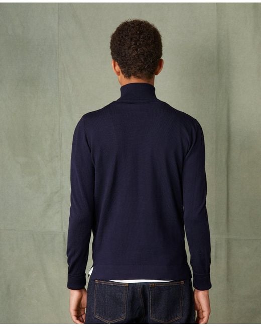 Officine Generale Green Turtleneck Sweater