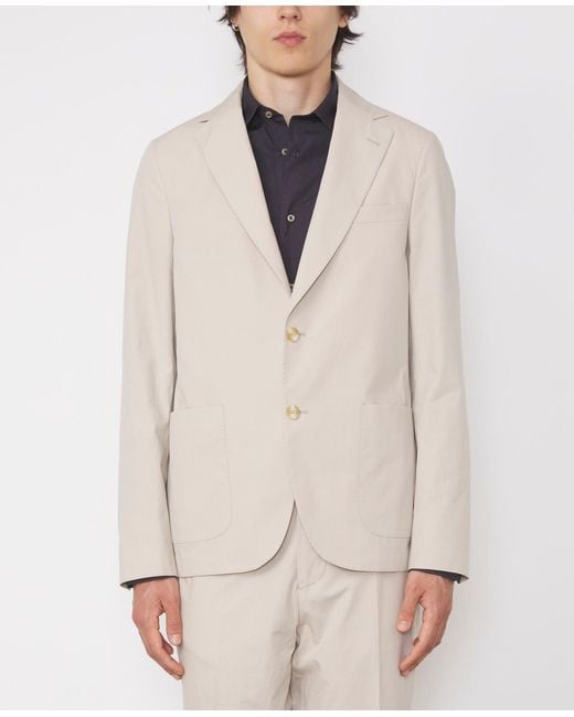 Officine Generale White Arthus Jacket for men