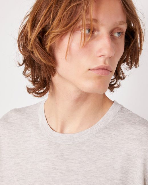 Officine Generale White T-Shirt Boris for men