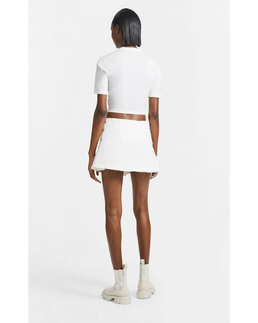 Dion Lee Cotton Jersey Corset Tee in 